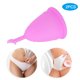 thumbnail image 5 of Copa menstrual para mujer, 2 piezas de silicona Copa menstrual de silicona para mujer Copa menstrual Respuesta rápida, 5 of 8
