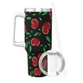 thumbnail image 2 of Bingfone Cherry for 40 Oz Stainless Steel Travel Mug Double Wall Water Coffee Cup for Home,Office, Outdoor Works Great for Ice Drinks and Hot Beverage, 2 of 8