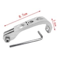 thumbnail image 4 of Soporte de montaje de linterna universal Soporte de agarre LED Extensión de arco Aleación de aluminio Plata Zulema Titular de la luz de la bicicleta, 4 of 5