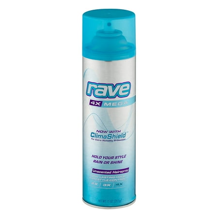 Rave® Unscented Hairspray 11 oz. Aerosol Can