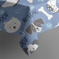 thumbnail image 5 of Dog with Woof and Bark Square Tablecloth,Waterproof Square Table Cover,Wipeable Spillproof Washable Table Cover for Home Kitchen Party Decor 60"x60"(152x152cm), 5 of 6