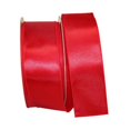 thumbnail image 1 of Reliant Ribbon 92575W-065-40K Satin Value Wired Edge Ribbon - Red - 2.5 in. x 50 yards, 1 of 2
