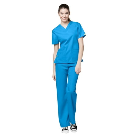 

WonderWink Origins Women s Bravo V-Nect Top & Quebec Cargo Pant Scrub Set