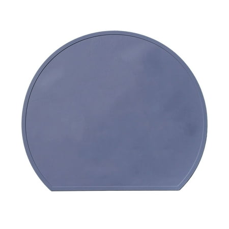

Silicone Drying Soft Table Mat Heat Resistant Waterproof Draining Dishes Cushion Protection Non-slip Placemats Household Pad Blue