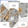 thumbnail image 6 of FORMRS Boys Pajama Pants with Pockets Size 9-10Y Kids Lounge Sleep Bottoms, Brown Cartoon Bears, 6 of 8