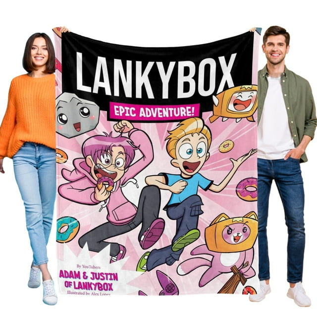 Lankybox anti-pilling, suave, ligera, esponjosa y acogedora de lujo para hogar y cocina – Perfecta para niños y adultos,120X180cm