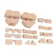 thumbnail image 3 of Juguete De Bloqueo De Rompecabezas, Regalo De Cumpleaños De Desarrollo De Inteligencia Desbloquear Rompecabezas De Enclavamiento Para Viajes A Casa Cergrey Wooden Unlock Interlock Toy, 3 of 8