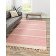 thumbnail image 5 of Contemporary Dario Collection Area Rug Pink-White - 4'1"x6'1", 5 of 5