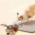thumbnail image 4 of Juguete Electrónico para Gatos,Juguete Interactivo con Forma Gorrión, Pájaro, Simulación Sonido, Juguetes Peluche para Gatos, Juguetes para Burlas, Juguete para Gatitos Que Cantan, 4 of 6