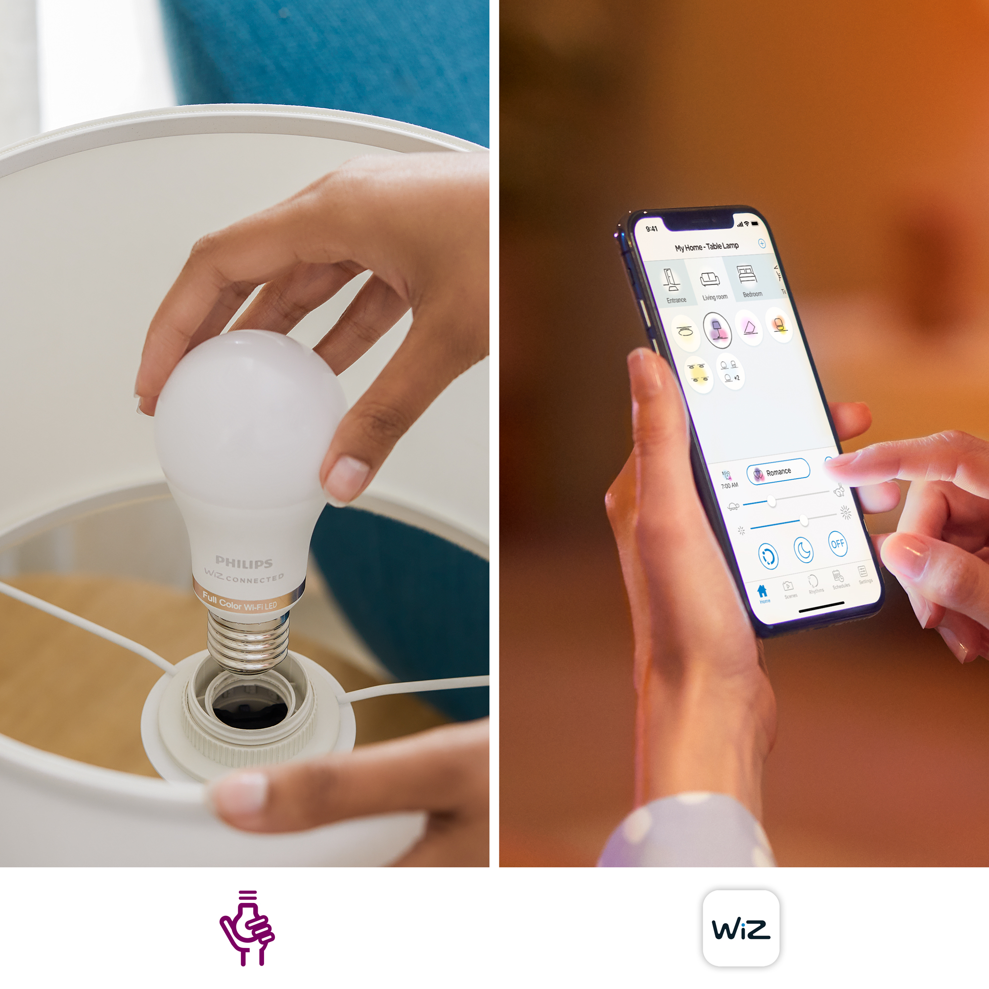 Philips Smart Wi-Fi LED Light Bulb, 60W Equivalent, Soft White photo 6