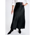 thumbnail image 2 of Jessica London Women's Plus Size Satin Maxi Skirt, 2 of 4