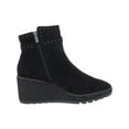thumbnail image 3 of Anne Klein Womens PAMELA Faux Suede Studded Ankle Boots, 3 of 3