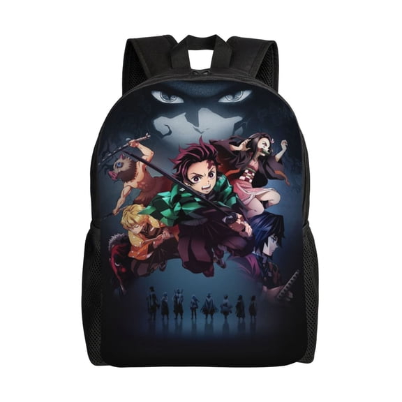 Demon Ta-njiro Slay-er Backpacks Travel Laptop Backpack Lightweight Bookbags Casual Daypack