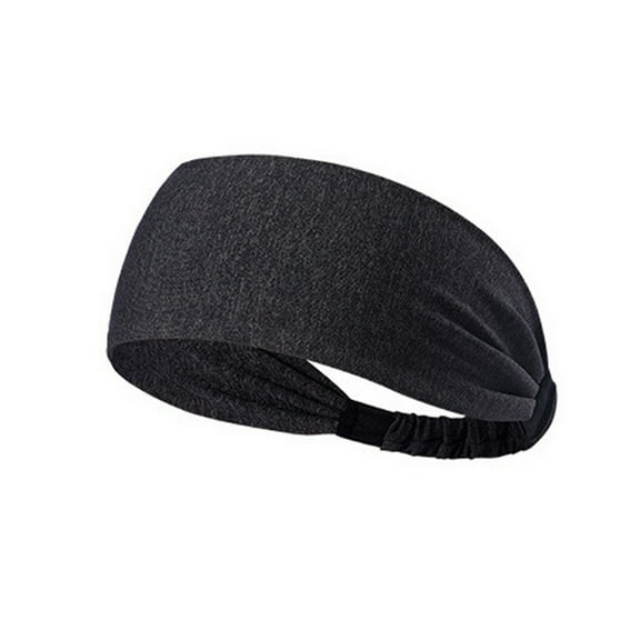 Lroveb Headbands for Women Cotton Knotted Turban Head Warp Hair Band Wide Elastic Headband Sport Yoga Accessories