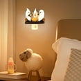 Ghost Campfire Flickering Night Light, Halloween Night Lights Plug into Wall, Ghost Pumpkin
