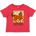 thumbnail image 3 of Inktastic 2026 Chinese New Year Horse Boys or Girls Toddler T-Shirt, 3 of 5