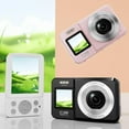 thumbnail image 3 of Portable 64MP 4K Digital Camera Double Screen 18X Opticals Zoom Pink Camera for Teens Beginners, 3 of 15