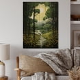 thumbnail image 2 of Designart "Forest Woods Pastoral II" Landscape & Nature Print on Natural Pine Wood, 2 of 5