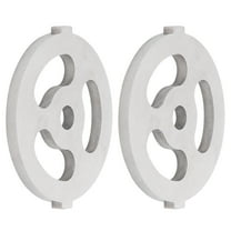 2pcs Meat Grinder Blade Cutting Plate 7mm ID fit for 5# Meat Grinder With 3 Holes Knife Plate