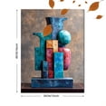 thumbnail image 3 of Abstract Geometric Sculpture Canvas Print, Wall Decor for Living Room Bedroom Office Study Hallway, 3 of 8