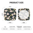 thumbnail image 6 of Balery Flowers Stretch Couch Cushion Covers, Individual Sofa Cushion Covers, Soft Chair Sofa Seat Cushion Slipcover with Elastic Bottom Milk Silk-16.9in, 6 of 9