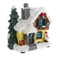 thumbnail image 4 of Casas decorativas de Navidad Decoraciones de escritorio de Navidad Mini Chalets, 4 of 4