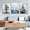 thumbnail image 3 of Hieng Large Wall Art for Living Room Canvas Wall Decor for Bedroom Black And White Wall Painting Inspirational Abstract Pictures Artwork Modern Office Minimalist Home Decor, 3 of 5