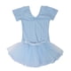 thumbnail image 1 of Niñas niños pequeños tutu leotardo ballet baile falda con cuello en v ropa de baile 130 azul SM SunniMix tutu leotardo para niña pequeña, 1 of 8