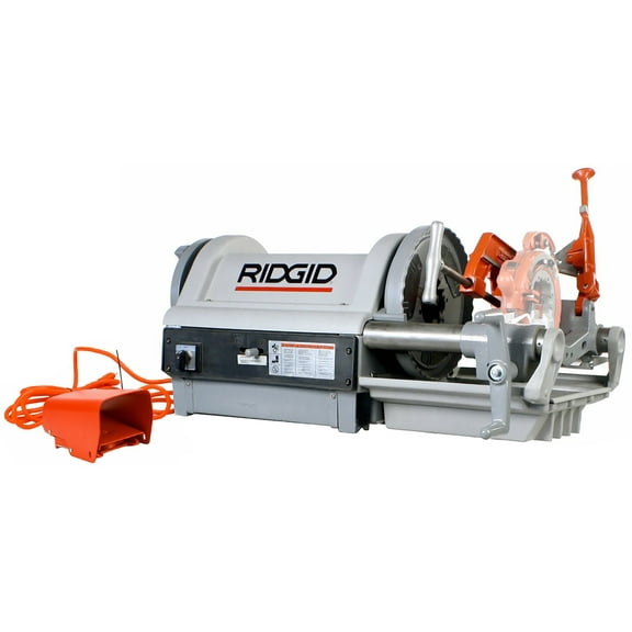 Restored RIDGID 1224 220v Pipe Threader 26097 with 744 Reamer & 764 Cutter (Refurbished)