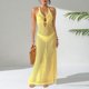 thumbnail image 5 of Blusas para las Mujeres Casual Verano Cuello Redondo sin Mangas Color Sólido Poliéster Moda Tapas para las Mujeres, 5 of 7