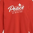 thumbnail image 3 of Instant Message - Peace Be With You - Toddler & Youth Long Sleeve Graphic T-Shirt, 3 of 6