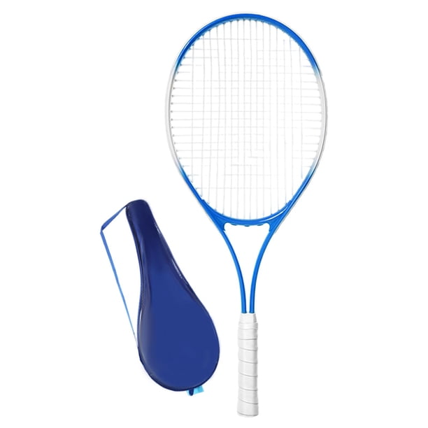 Raqueta de tenis con mango cómodo, equipo para hombres y mujeres, durabilidad con pre-tenis Azul