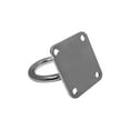 thumbnail image 3 of Marine hardware Square Pad Eye Plate With Ring Set 4 PC- 5/16" Welded Formed Boat Rigging, 3 of 4