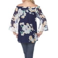 thumbnail image 2 of Women's Off the Shoulder Floral Blouse, 2 of 4