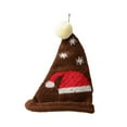 thumbnail image 2 of Mini Gorro Navideño De Punto Yuyangstore color Café Oscuro, 2 of 8