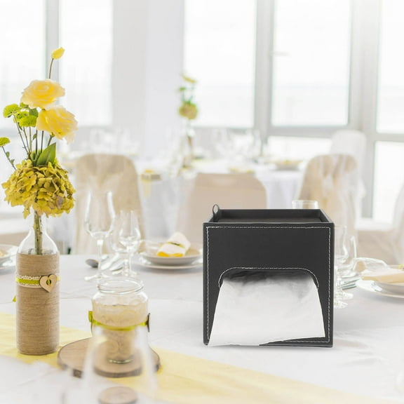 HEMOTON  Toilet Tissue Holder Countertop Bathroom Box Office