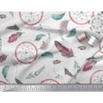 thumbnail image 3 of Soimoi Cotton Duck Fabric Feather & Dream Catcher Home Decor Decor Fabric Printed Yard 56 Inch Wide, 3 of 3