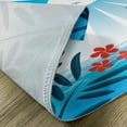 thumbnail image 5 of Ambesonne Cartoon Place Mats Set of 4, Oleanders and Sailboat, Standard Size, Blue Orange White, 5 of 6