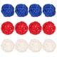 thumbnail image 5 of 12 piezas Red White and Blue Rattan Balls 4 de julio Bolas decorativas de ratán, 5 of 5