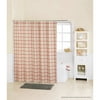 Windowpane Fabric Shower Curtain
