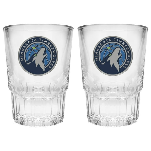 Minnesota Timberwolves 2-Piece Prism Shot Glass Set