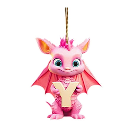 

Linjieee 1PC 26 Letters Christmas Ornament Cute Animal Baby Hanging Christmas Decorations Glow in The Dark Beads for Doorways Stain Glass Hummingbird Garlands for Columns Flower Strings Curtain