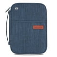 thumbnail image 2 of Spencer Family Passport Holder Travel Wallet Purse RFID Blocking Case Cover Document Organizer Bag "Navy", 2 of 8