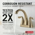 thumbnail image 3 of Delta Arvo Two-Handle Centerset Bathroom Faucet - 25840LF-CZ - Champagne Bronze, 3 of 5
