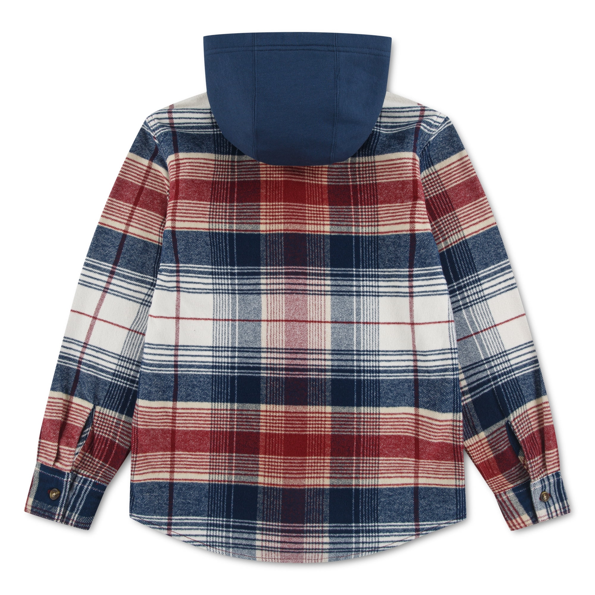 Levi Strauss Signature Boys Hooded Plaid Flannel, Sizes 4-18