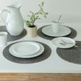 thumbnail image 3 of Mainstays Lava Polyester Round Table Placemat Graphite 15" Round, 3 of 7