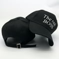 thumbnail image 4 of Colevkie 2Pcs The Boss and The Real Boss Baseball Caps for Couples,Adjustable Embroidered Snapbacks for Lovers,Valentine Day, 4 of 4