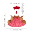 thumbnail image 3 of Porch Goose Thanksgiving Turkey Costume, Christmas Halloween Courtyard Decoration 23-Inch White Outfit, 3 of 6