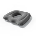 thumbnail image 4 of Cojín de asiento inflable, almohadas para levantar glúteos para el hogar, coche, silla de oficina, silla de ruedas, cojín para silla alivia las hemorroides en la espalda del coxis, 4 of 5