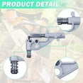 thumbnail image 7 of .325 7T Clutch Drum Bearing Kit for Husqvarna 455 460 Rancher Chainsaw, 455 Rancher Clutch Drum Oil Pump Kit with Oil Pressure Line Worm Gear Needle Bearing Parts # 537291702, 537110503, 7 of 7